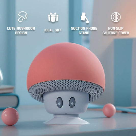 Cute Mushroom Bluetooth Speaker