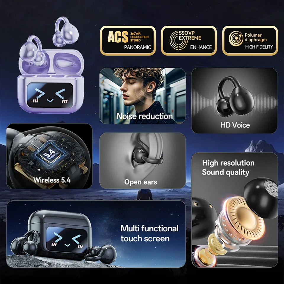 Touch Screen Wireless Bluetooth Earphone