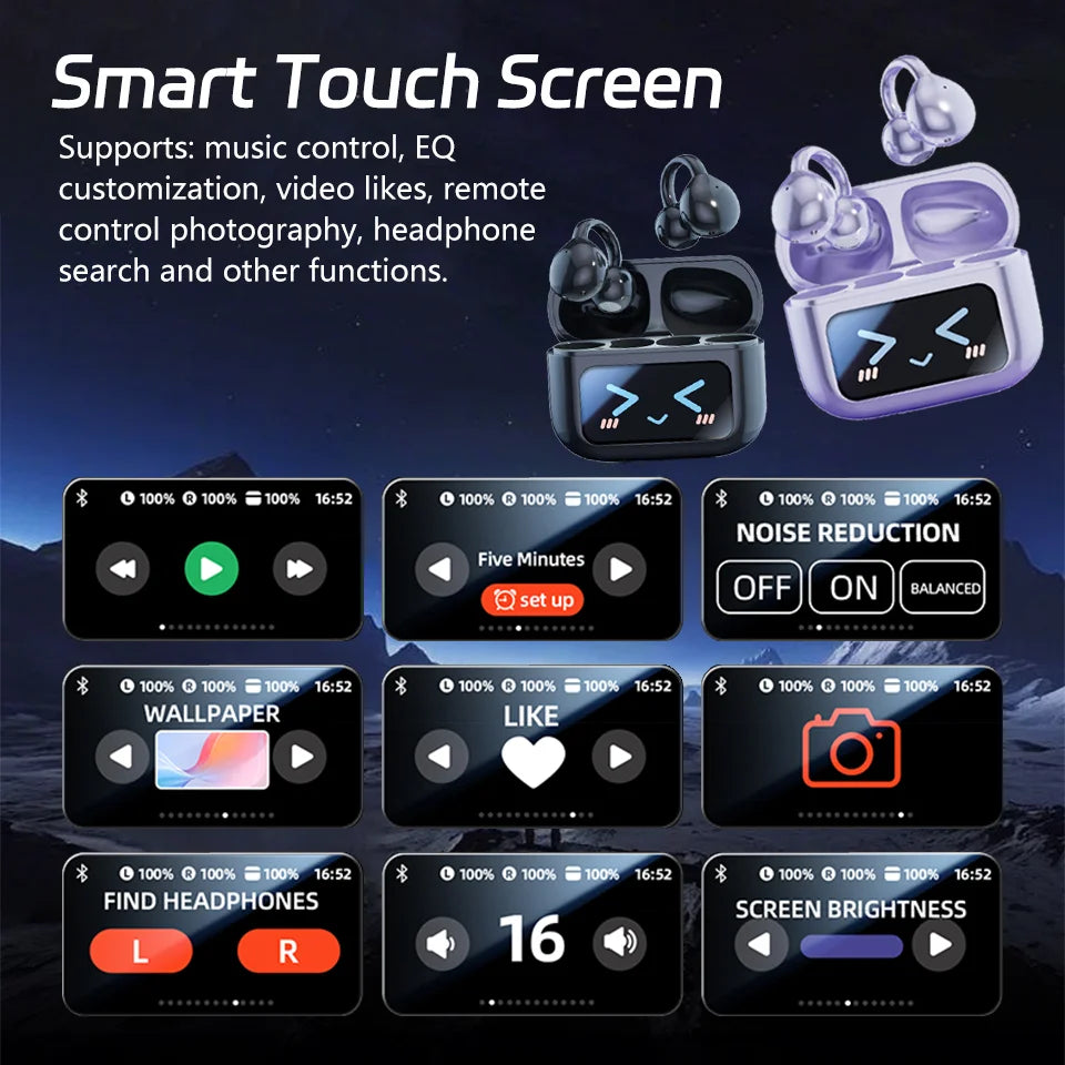 Touch Screen Wireless Bluetooth Earphone