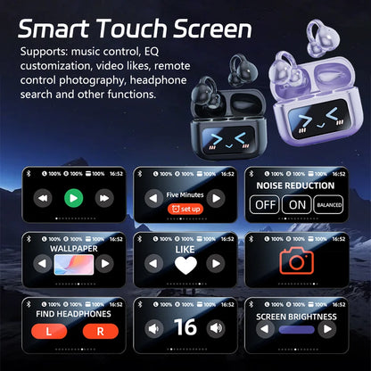 Touch Screen Wireless Bluetooth Earphone