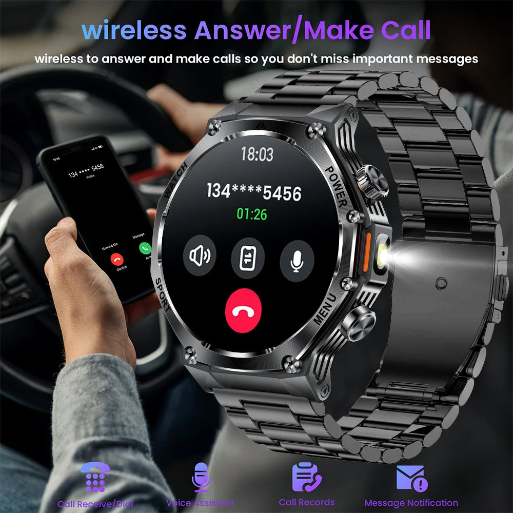 Stainless Steel Smart Watch
