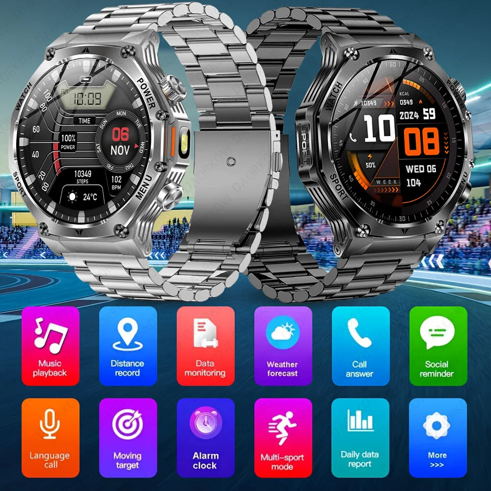 Stainless Steel Smart Watch
