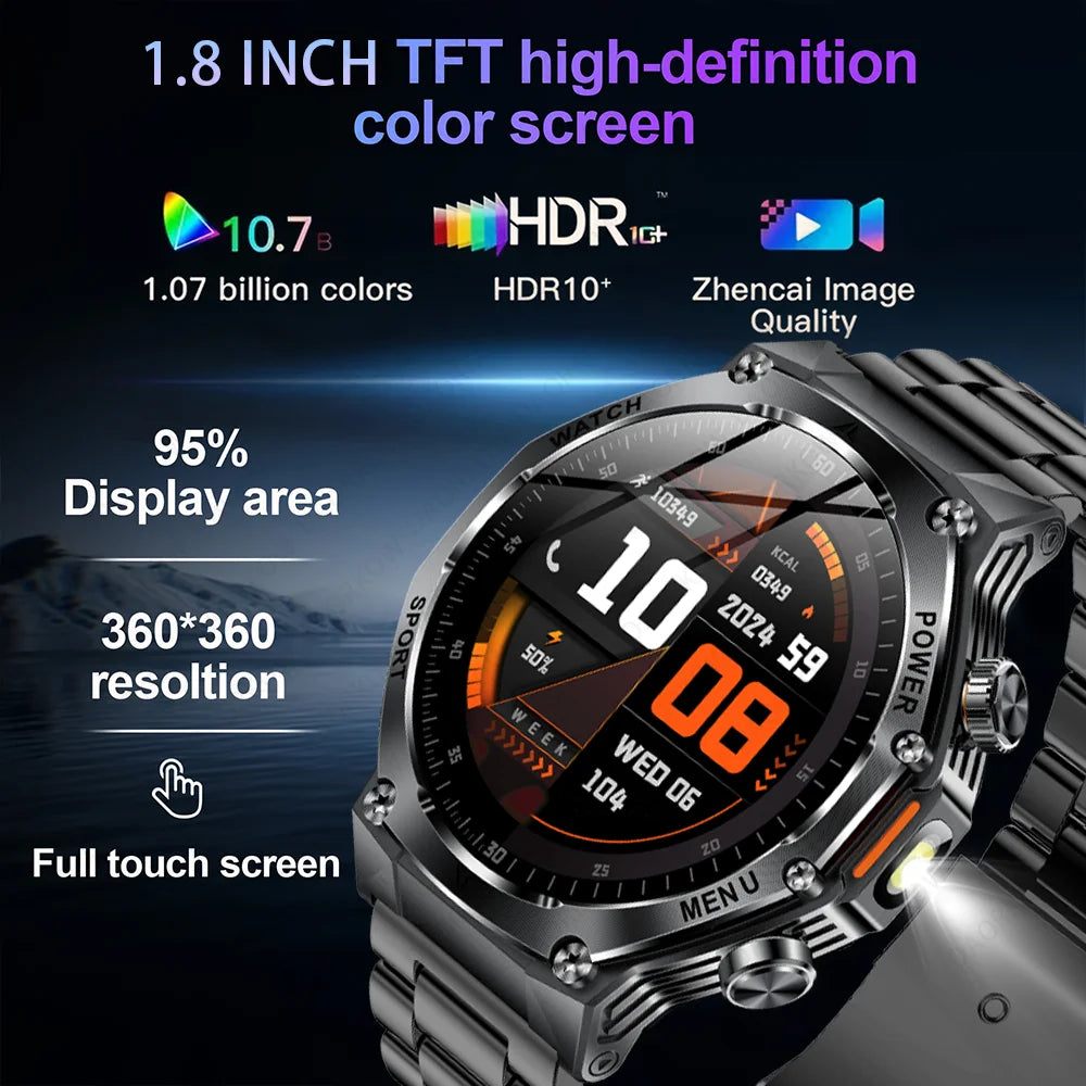 Stainless Steel Smart Watch